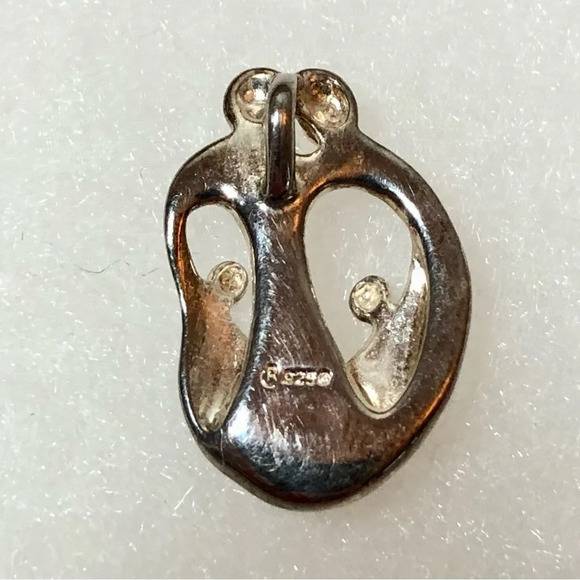 Sterling Silver Carolyn Pollack FAMILY of 4 PENDANT. Beautiful 🤩 - Picture 6 of 6